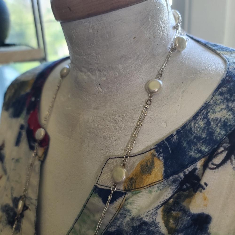 Premier Design Long Faux Pearl Necklace